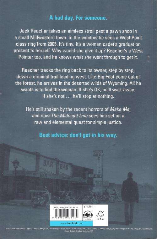 Lee Child - The Midnight Line (391 pages) [Paperback]