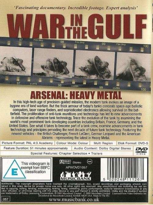 War in the Gulf - Arsenal: Heavy Metal [DVD]