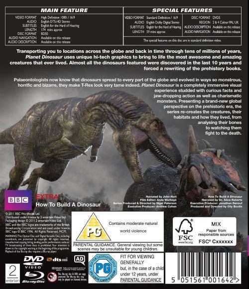 BBC Planet Dinosaur (2011) [2xBlu-Ray]