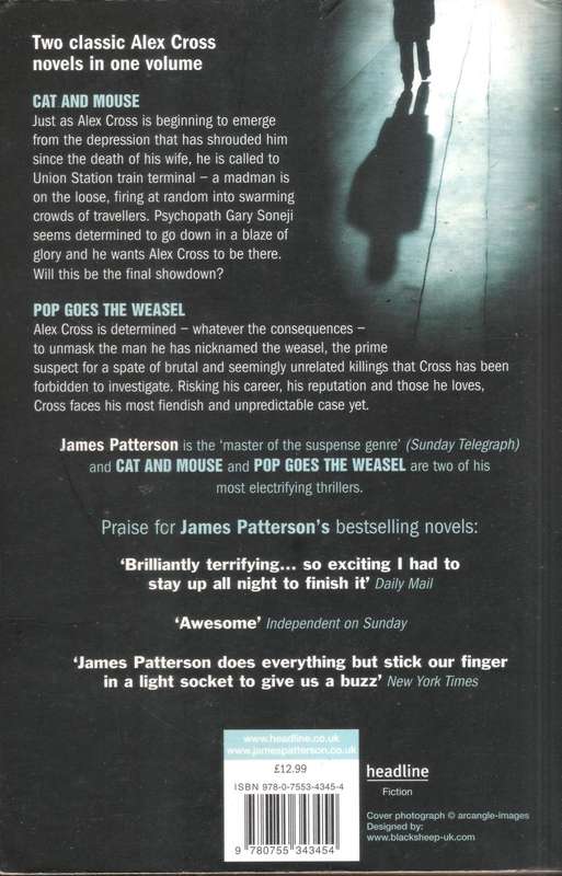James Patterson - An Alex Cross Omnibus - Cat and Mouse & Pop Goes the Weasel (474 pages)[Paperback]