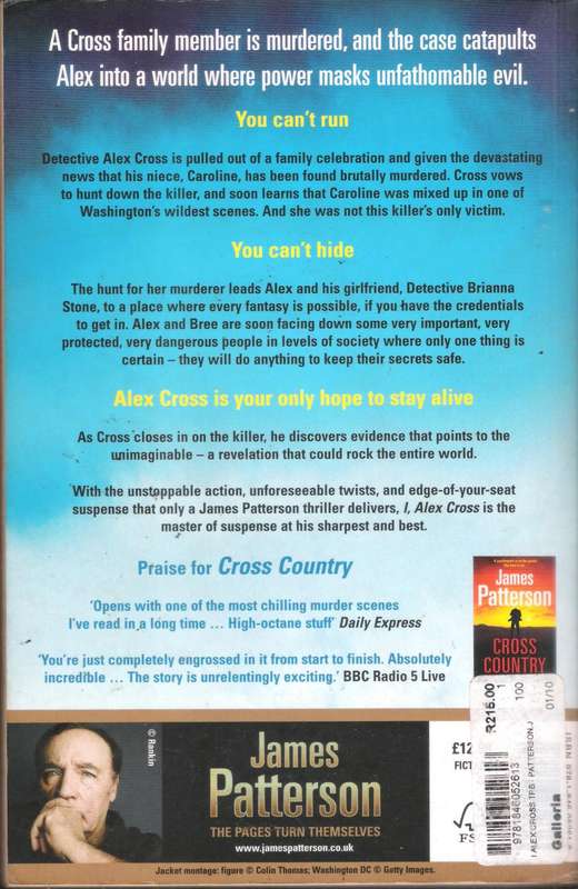 James Patterson - I, Alex Cross (392 pages) [Paperback]