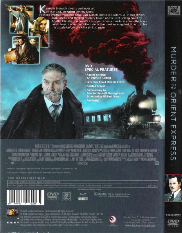 Murder on the Orient Express (2017) [DVD]