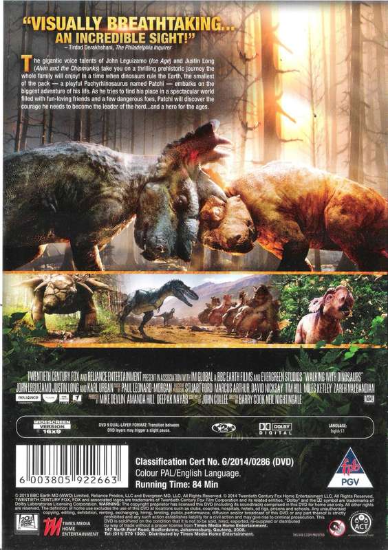 Walking With Dinosaurs - The Movie (1999) [DVD]