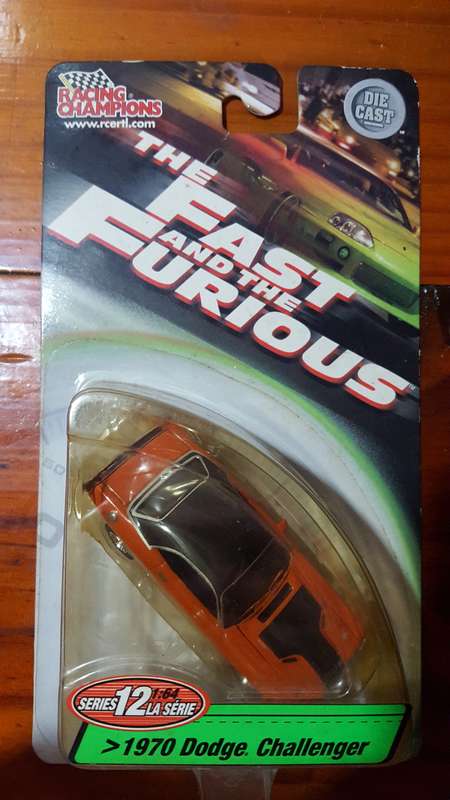 Racing Champions - The Fast & The Furious (series 12) - 1970 Dodge Challenger 1:64 Die-Cast [Sealed]