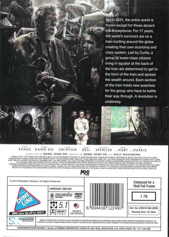 Snowpiercer (2013) [DVD]