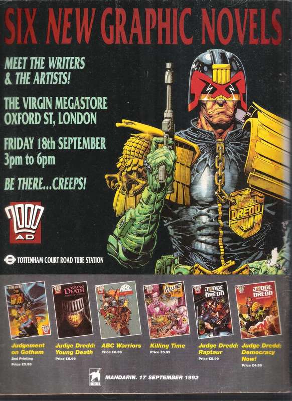 JUDGE DREDD - The Megazine Vol. 2 No.10 Sep 05-18 (1992)