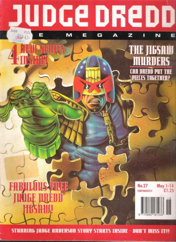 JUDGE DREDD - The Megazine Vol. 2 No.27 May 1-14 (1993)