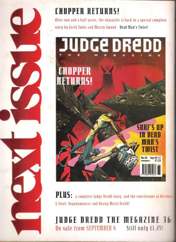 JUDGE DREDD - The Megazine Vol. 2 No.35 Aug 21 - Sep 03 (1993)