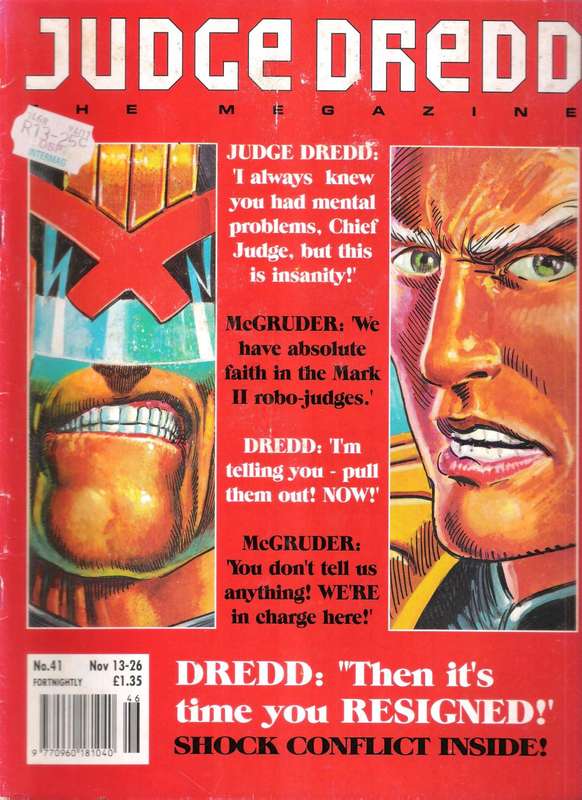 JUDGE DREDD - The Megazine Vol. 2 No.41 Nov 13 - 26 (1993)