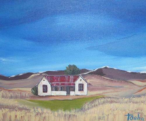 TOSHA(Original) -- KAROO SET OF THREE PAINTINGS -- Ready to hang and enjoy.