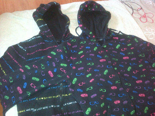 2 x Colourful Hoodies (Size Small)