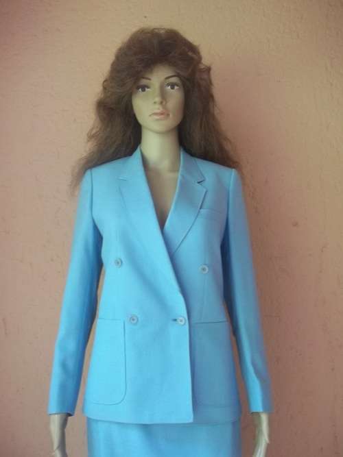MISS CASSIDY VINTAGE - 3 PIECE LINEN SUIT COMPRISING JACKET, SKIRT AND PANTS - Size 32