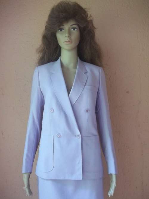 MISS CASSIDY VINTAGE - 3 PIECE LINEN SUIT COMPRISING JACKET, SKIRT AND PANTS - Size 32