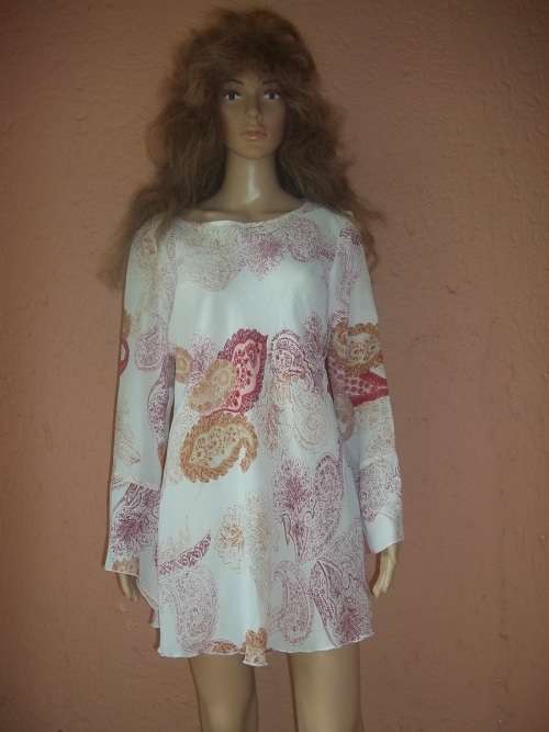 MERIEN HALL CLASSICS ABSTRACT PRINT TUNIC FROM EDGARS - SIZE 38