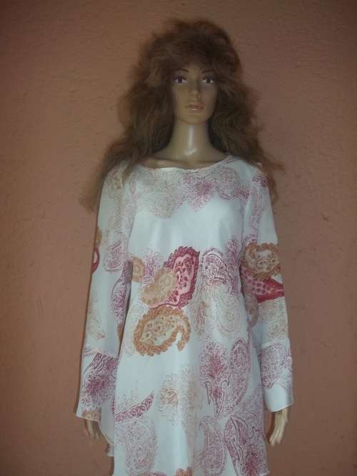 MERIEN HALL CLASSICS ABSTRACT PRINT TUNIC FROM EDGARS - SIZE 38