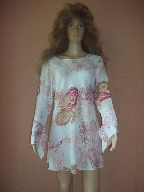 MERIEN HALL CLASSICS ABSTRACT PRINT TUNIC FROM EDGARS - SIZE 38