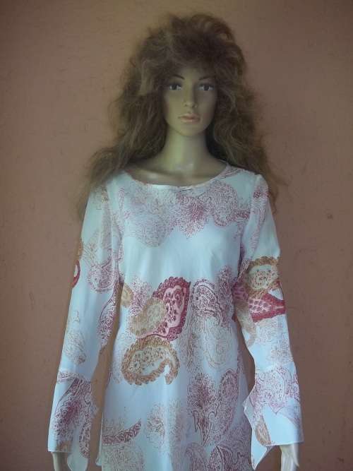 MERIEN HALL CLASSICS ABSTRACT PRINT TUNIC FROM EDGARS - SIZE 38