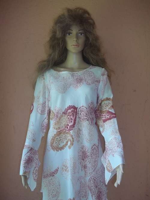 MERIEN HALL CLASSICS ABSTRACT PRINT TUNIC FROM EDGARS - SIZE 38