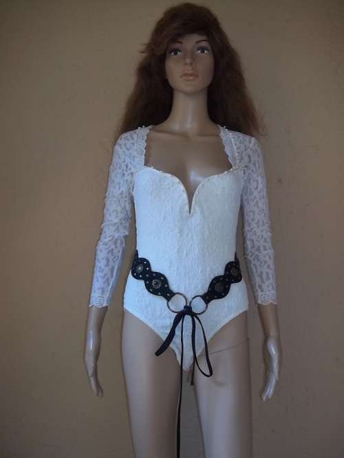 ***SUMMER SALE*** BLACK FAUX LEATHER REVERSIBLE BELT WITH STUDS - SIZE - MEDIUM