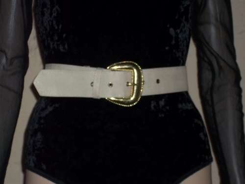 ***SUMMER SALE*** BEIGE FABRIC BELT - SIZE SMALL