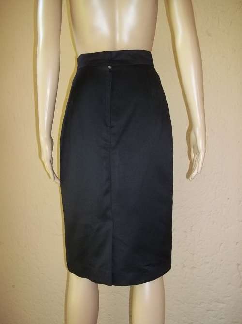 PRET A PORTER BY THE BOYS  - UNIQUE BLACK VINTAGE DESIGNER SUIT WITH GOLD EMBROIDERY - SIZE 34 / 32