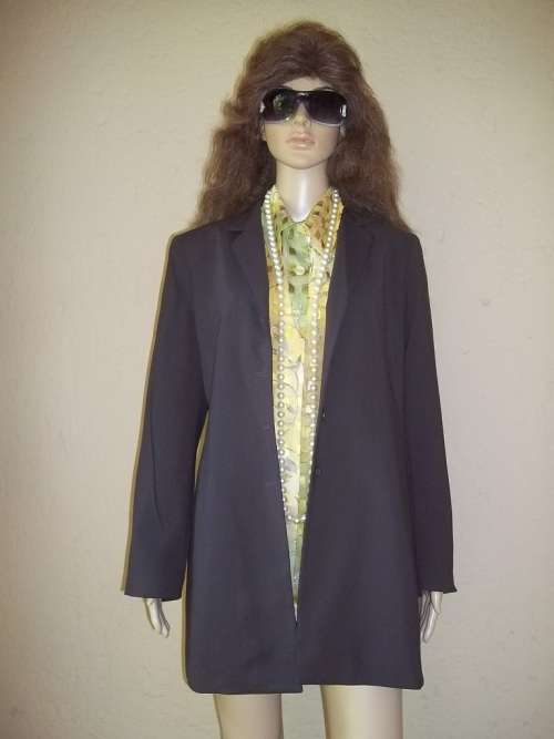 STUNNING CHOCOLATE BROWN NEW CONDITION PANTSUIT FROM WOOLWORTHS - JACKET SIZE 36 PANTS 34