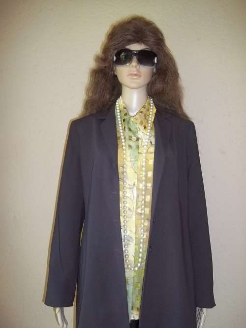 STUNNING CHOCOLATE BROWN NEW CONDITION PANTSUIT FROM WOOLWORTHS - JACKET SIZE 36 PANTS 34