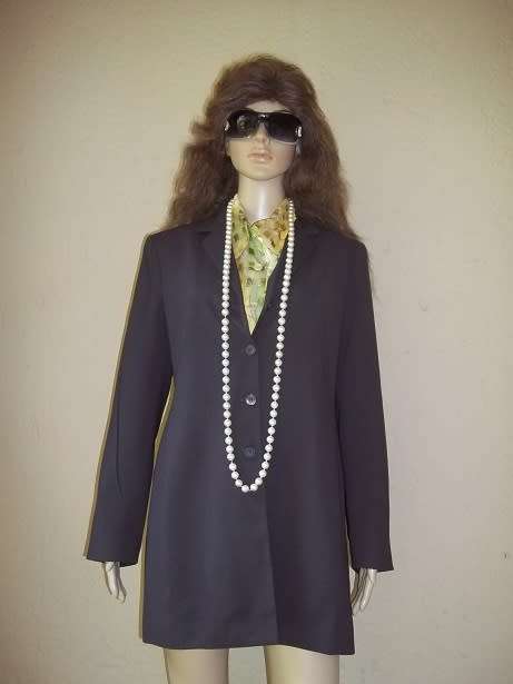 STUNNING CHOCOLATE BROWN NEW CONDITION PANTSUIT FROM WOOLWORTHS - JACKET SIZE 36 PANTS 34