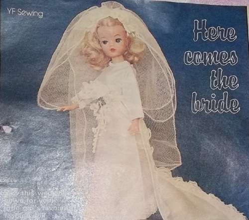 HERE COMES THE BRIDE - FOR 30 cm SINDY VINTAGE FASHION DOLL - ADJUSTMENT FOR BARBIE