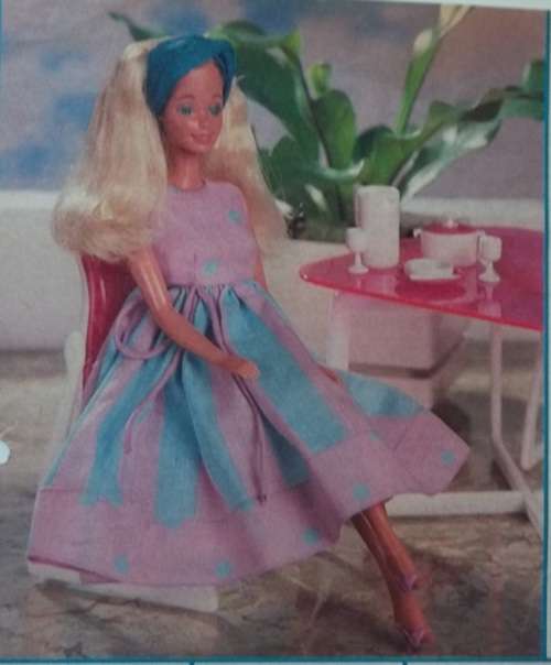 MISS COOL - TO FIT 30 cm BARBIE FASHION DOLL - FULL SIZE SEWING PATTERN ( INCOMPLETE )