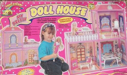 IMPORTED MY PRETTY DOLL HOUSE- EASY TO ASSEMBLE FULLY FURNISHED DOLL HOUSE -  FOR 30 cm BARBIE DOLLS
