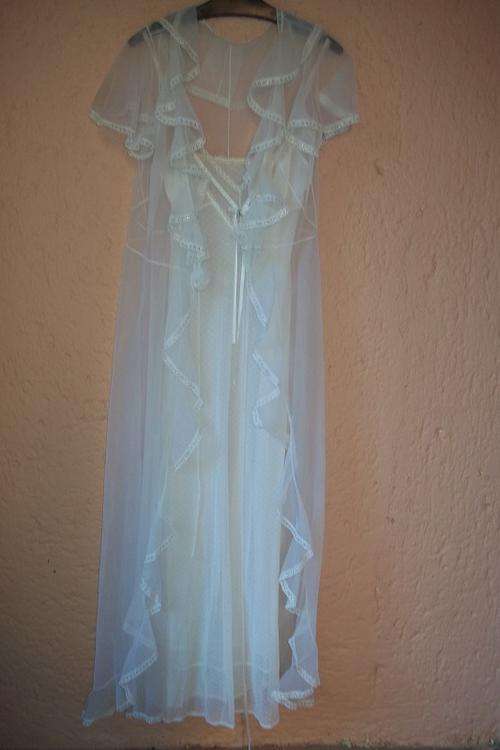 Vintage Chiffon and lace Negligee