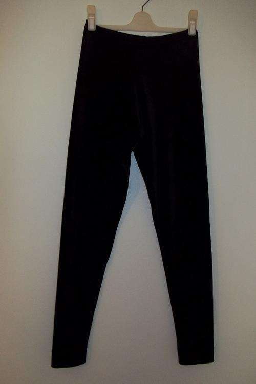 Black Stretch Velvet Ski Pants - Purchased from Woolworths - Size 32 (8)