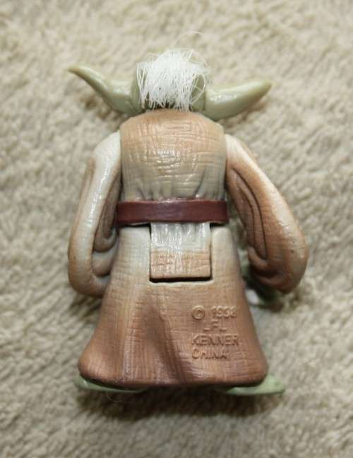 STAR WARS 3 3/4" (POTF Flashback) - YODA with Hair (Missing Walking Stick) - Loose!!