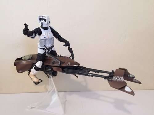 *FINAL SALE* STAR WARS 6inch (Black Series) - BIKER SCOUT with SPEEDER BIKE!! Ready to SHIP!