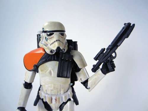 *SALE* STAR WARS 6inch (Black Series) #03 - SANDTROOPER (Removable Backpack)