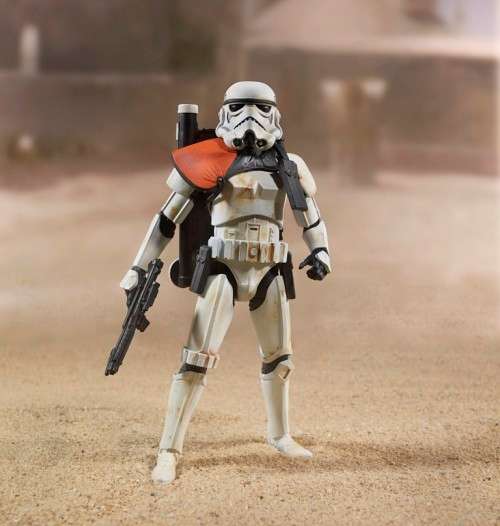 *SALE* STAR WARS 6inch (Black Series) #03 - SANDTROOPER (Removable Backpack)
