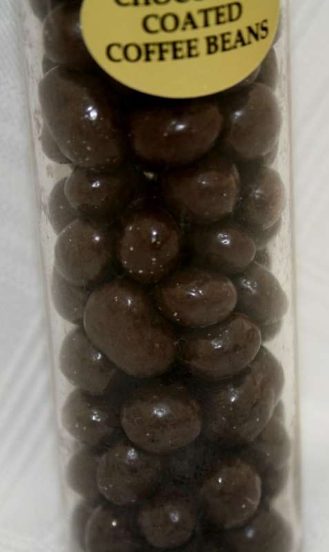 CHOCOLATE Coated ARABIAN Coffee Beans!! White or Dark Choc - 50g Coffee Beans per Bottle!