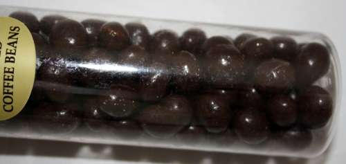 CHOCOLATE Coated ARABIAN Coffee Beans!! White or Dark Choc - 50g Coffee Beans per Bottle!