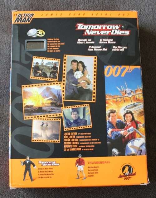 JAMES BOND 007 "12 Inch" Pierce Brosnan in TOMORROW NEVER DIES *RARE Limted Edition* ACTION MAN