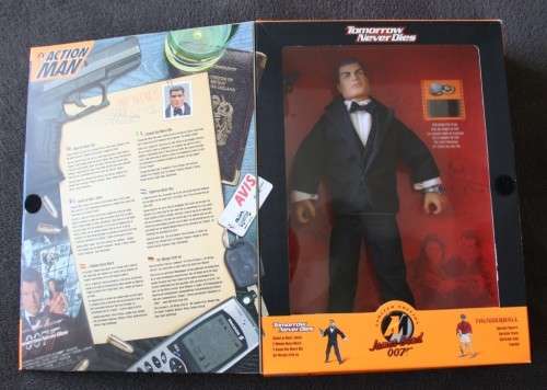 JAMES BOND 007 "12 Inch" Pierce Brosnan in TOMORROW NEVER DIES *RARE Limted Edition* ACTION MAN
