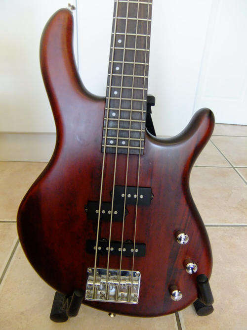 Cort Action 4-String Bass Guitar in Walnut Satin Finish