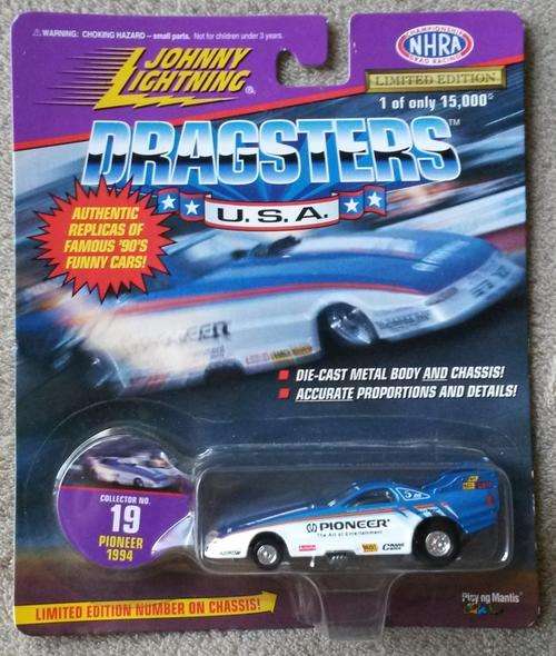 1/64 Scale Johnny Lightning - Limited Edition USA Dragsters - Pioneer Funny Car