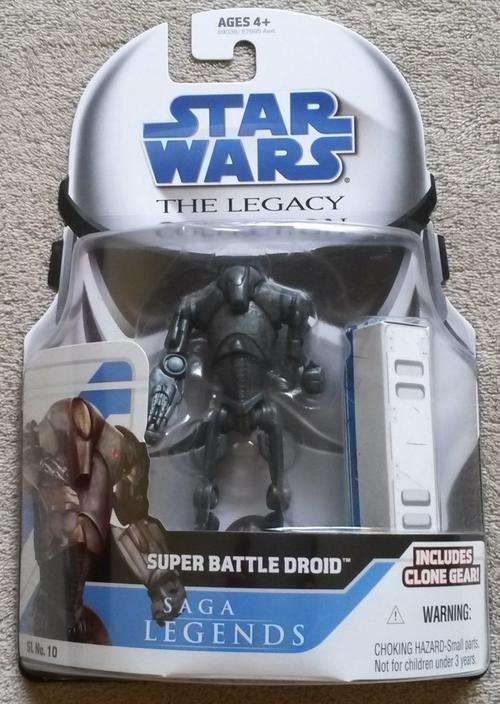 10% Off Sale! STAR WARS 3 3/4" (Legacy Collection) - SUPER BATTLE DROID