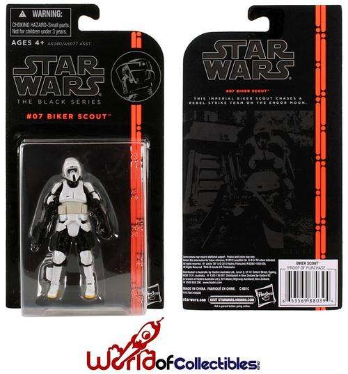 STAR WARS 3 3/4" (Black Series) - BIKER SCOUT TROOPER