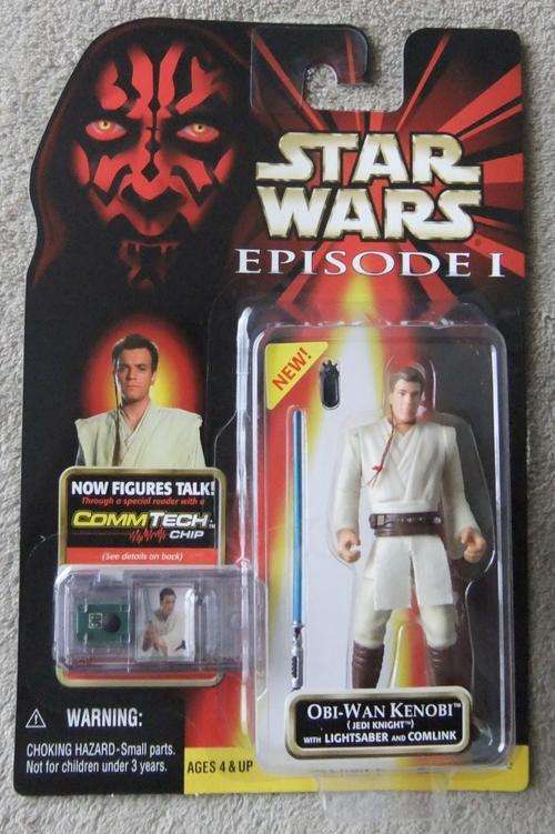 15% Off Sale! STAR WARS 3 3/4" Episode 1 - OBI-WAN KENOBI (Jedi Knight with Comtech)