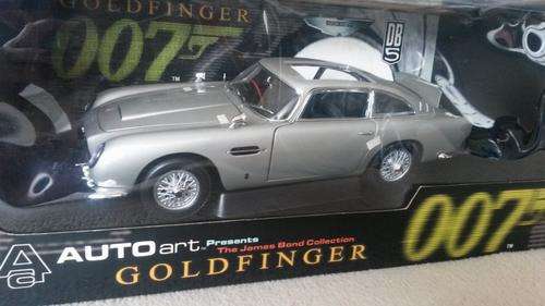 NEW Arrival! AutoArt JAMES BOND 007 1:18 Scale - Aston Martin DB5 w/Weapons *Goldfinger* VERY RARE!!