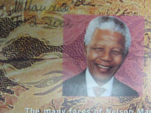 Rare Signed Many Faces of Mandela with Certificate of Authenticity
