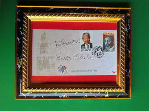 SIGNED PRESIDENTS ANC MANDELA/MBEKI