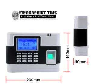 Fingerprint Time Attendance And Door System (White)